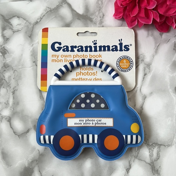 BRAND NEW! Garanimals My Own Photo Book - Car Shaped Soft Baby Toy Book - Picture 1 of 4